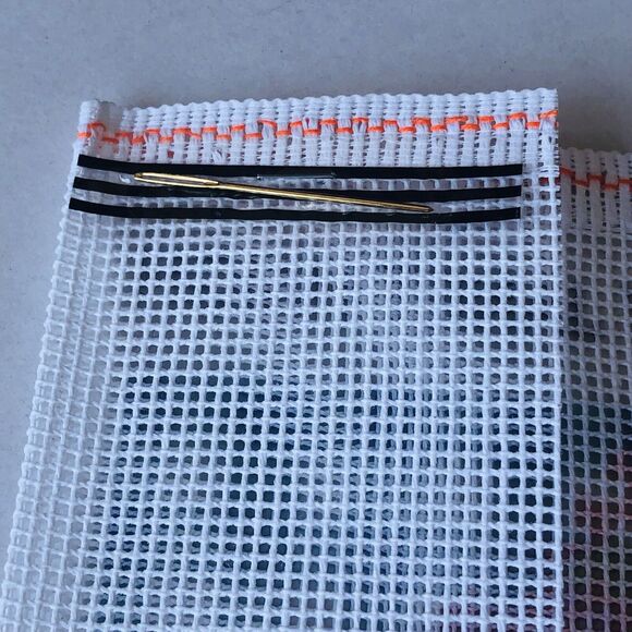 Ehrman Needlepoint Kit Crazy For You Pink Heart Valentine Gingham Janet Heigh - Picture 8 of 11